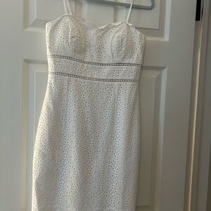 Lily Pulitzer Elegant White Lace Dress